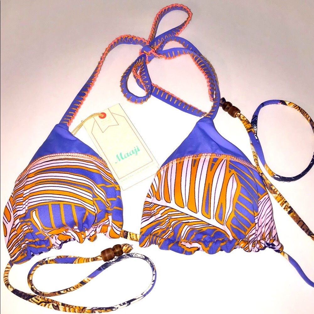 New Maaji Swimwear Reversible Triangle Top